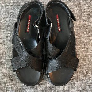 Authentic Prada Platform Sandal Sz 37.5